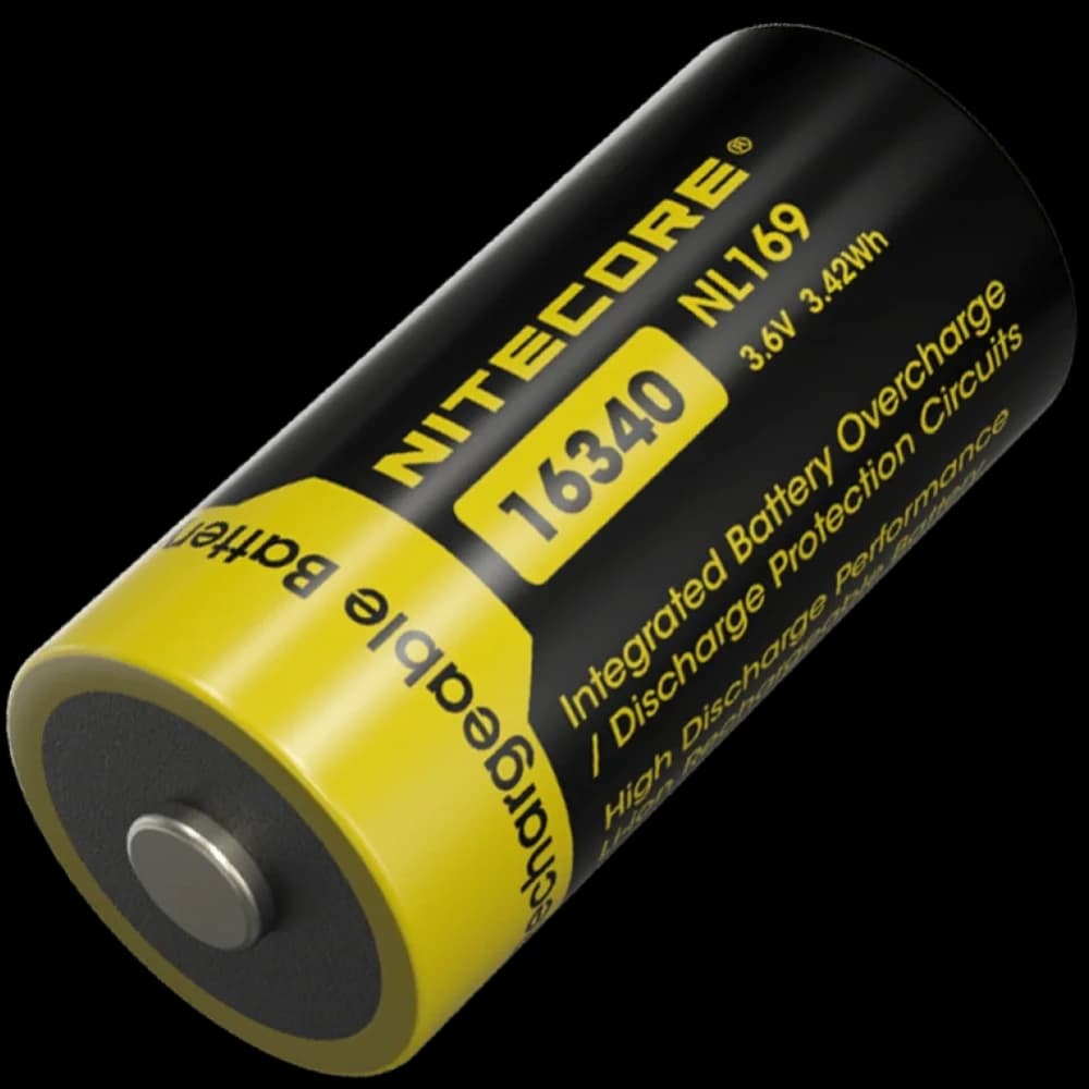 Nitecore NL169 Li-Ion CR123A 3.6V (950mAh) Акумулятор літієвий
