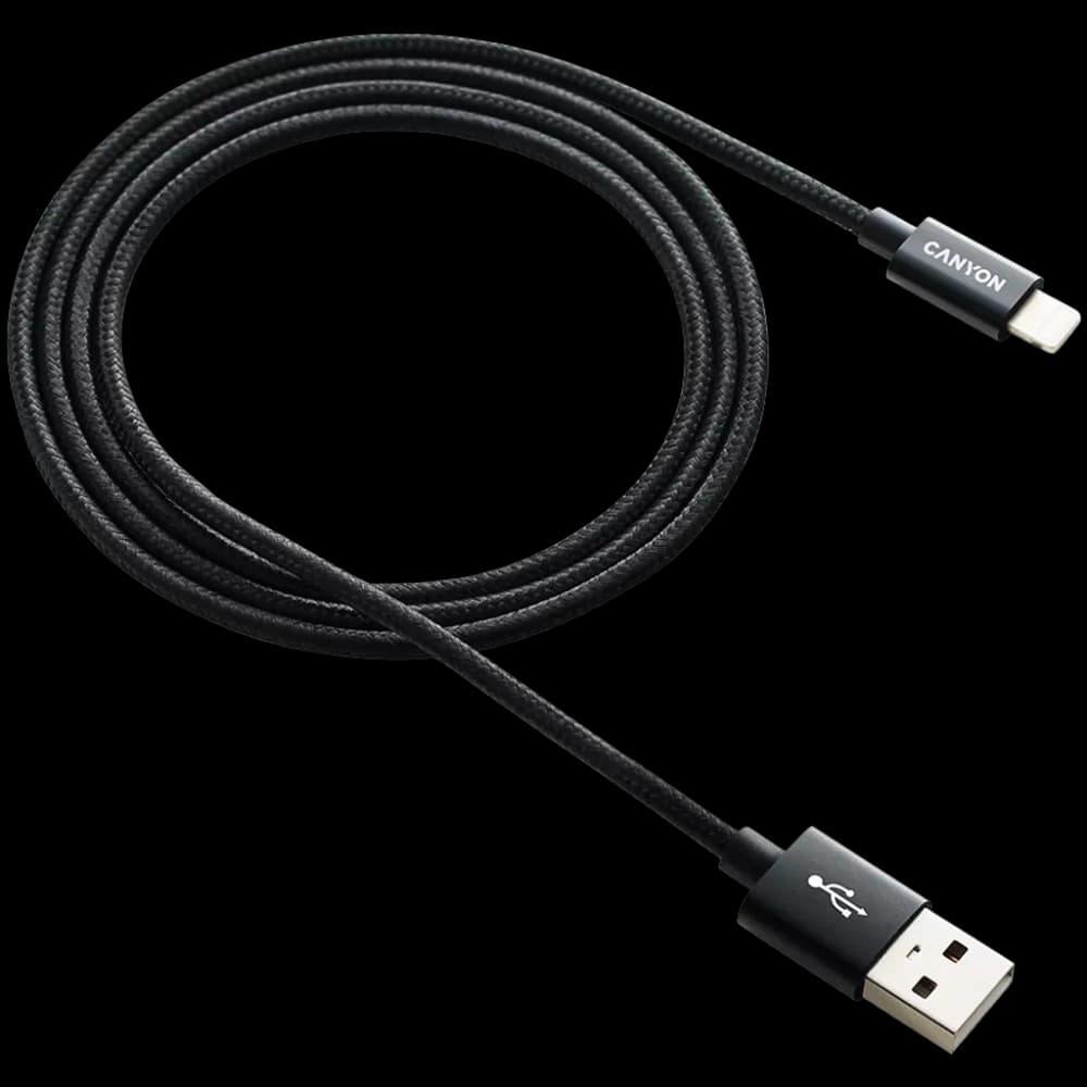 CANYON CFI-3 Кабель Lightning 8-pin - USB 1м