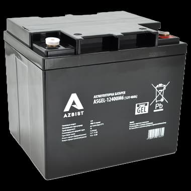 AZBIST Super GEL ASGEL-12400M6 12V 40Ah Акумуляторна батарея