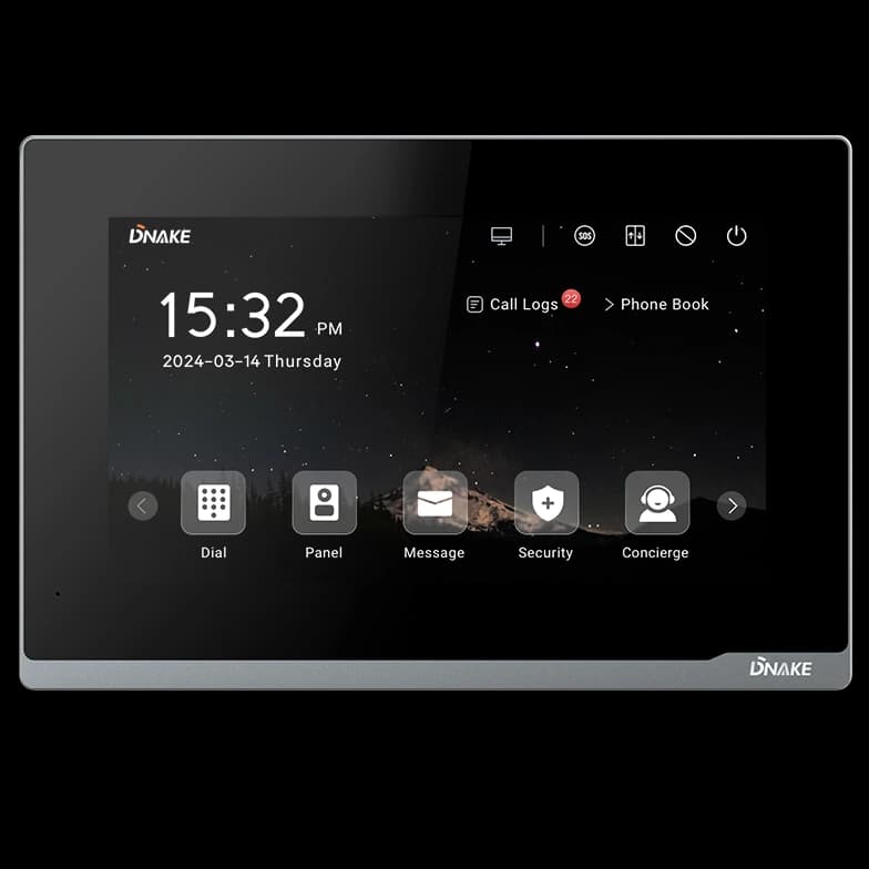 Dnake E217W 7" Linux Відеодомофон з Wi-Fi