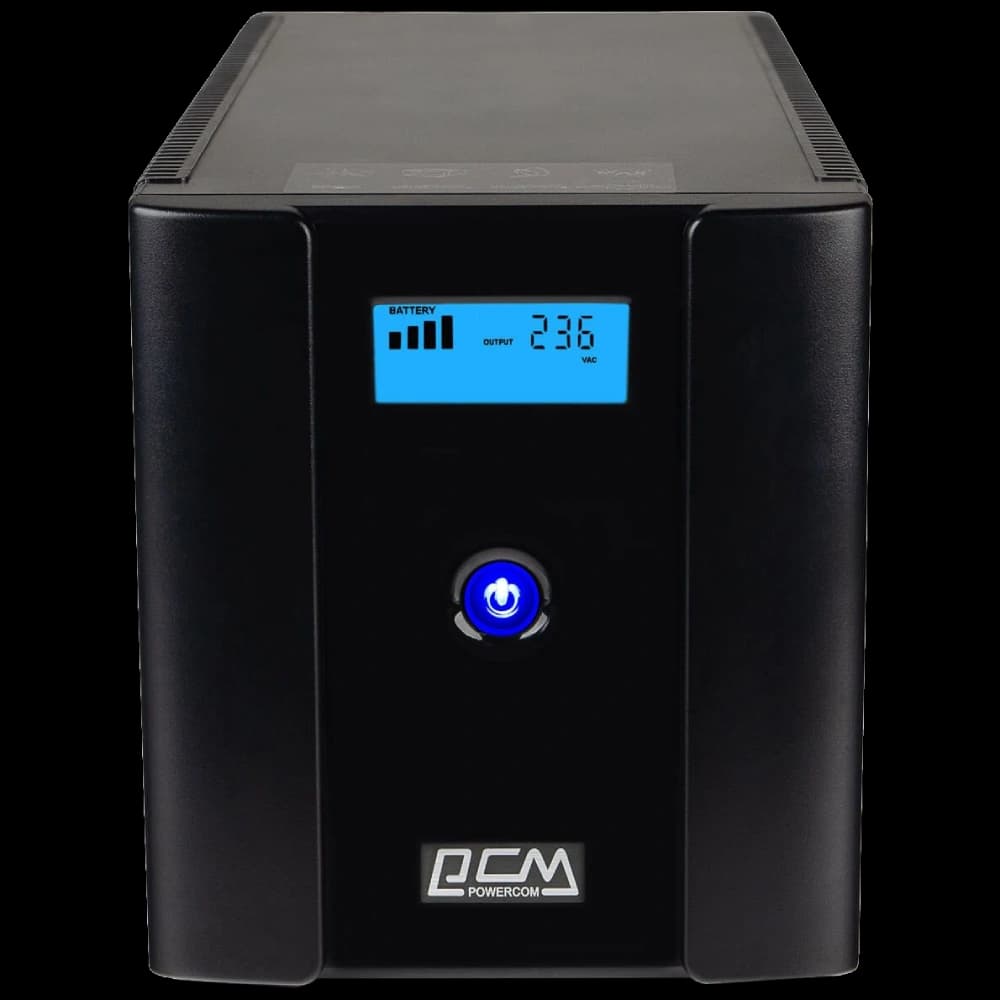 Powercom RPT-1500AP LCD Schuko Джерело безперебійного живлення