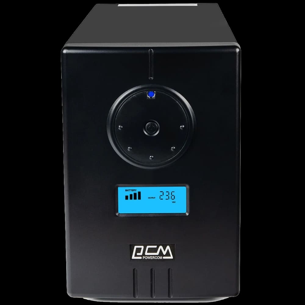 Powercom INF-800 LCD Schuko Джерело безперебійного живлення