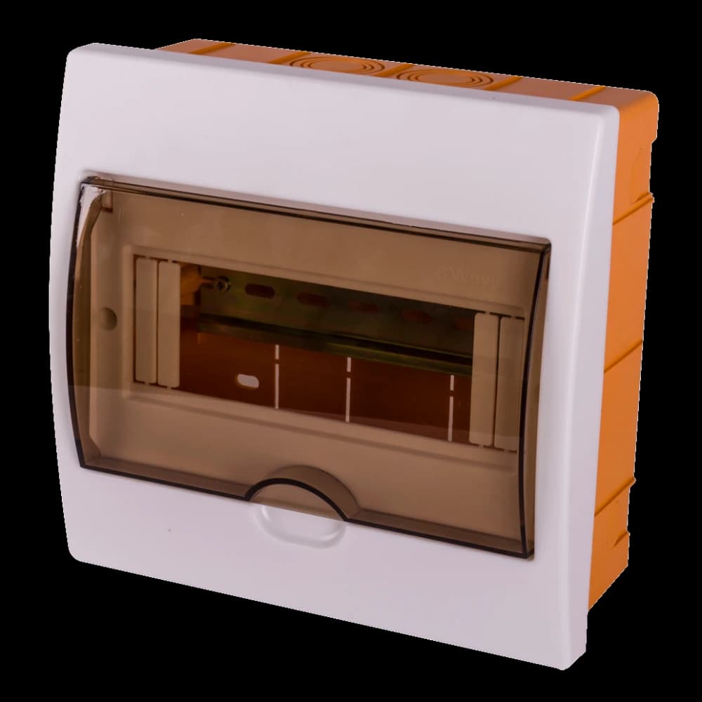 Enext e.plbox.stand.w.08k Корпус пластиковий 8-модульний вбудований