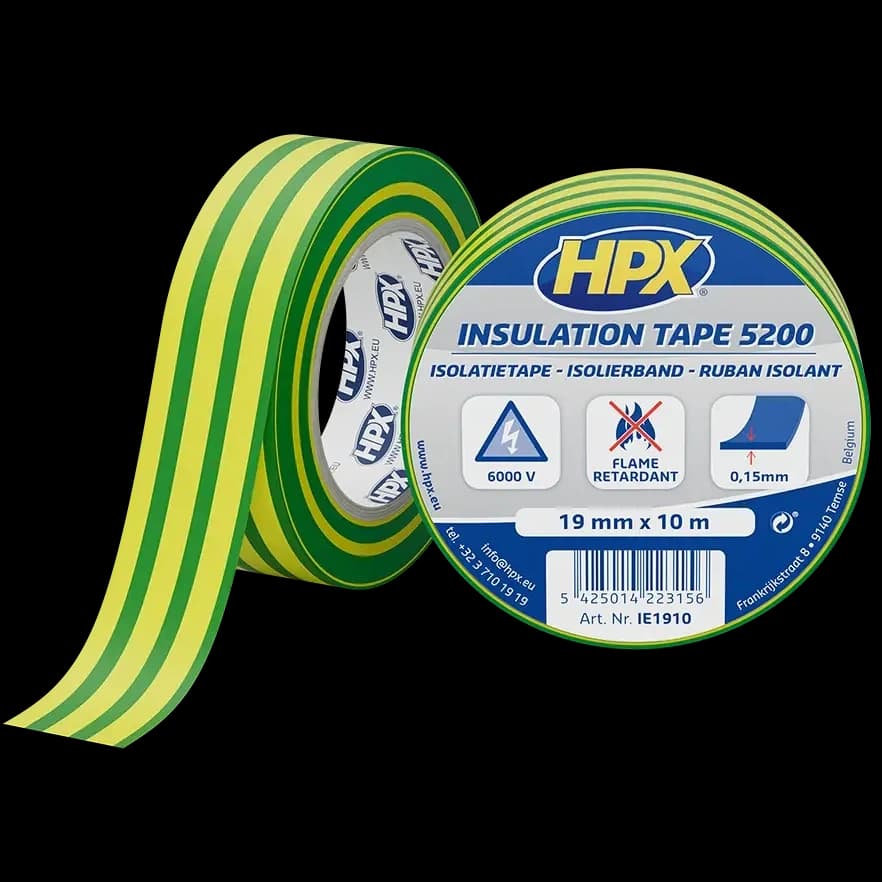 HPX IE1910 HPX5200 19мм х 10м Стрічка ПВХ ізоляційна