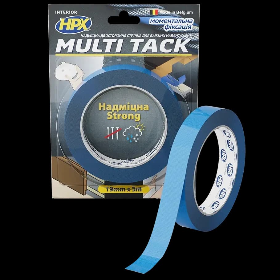 HPX MTT1905 MULTI TACK 19мм х 5м Стрічка двохстороння