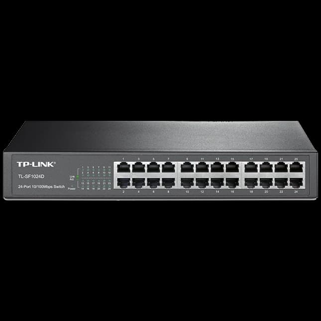 TP-LINK TL-SF1024D Комутатор 24 порти некерований
