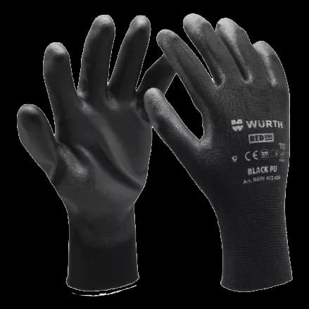 Wurth Black PU р.9 Рукавиці монтажні