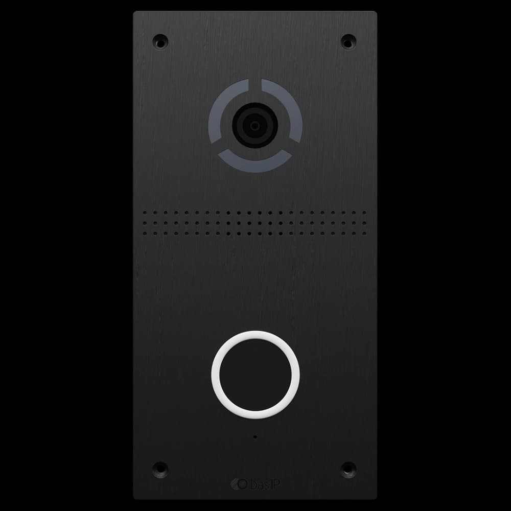 Bas-IP AV-05FD black IP панель виклику з безконтактною кнопкою виклику