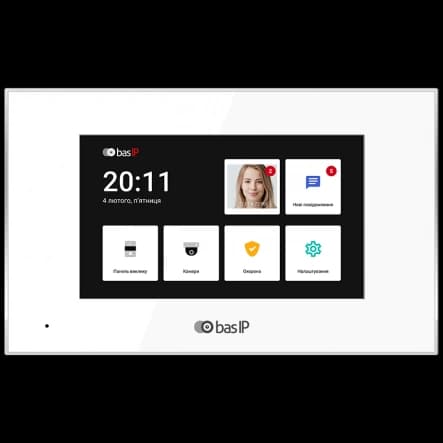 BAS-IP AQ-07LL (white) Відеодомофон