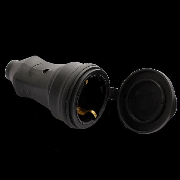 ERKA 5001 Штепсельний роз`єм з заглушкою 1*16 (каучук)