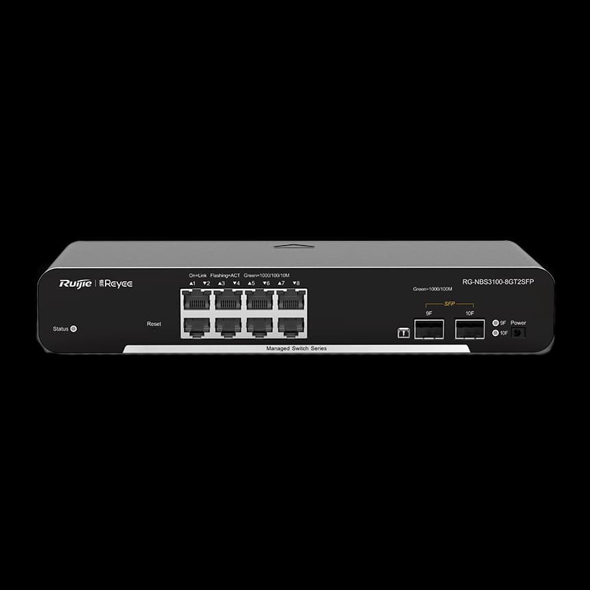 Ruijie RG-NBS3100-8GT2SFP L2 Комутатор 8 портів керований