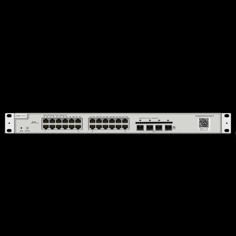 Ruijie RG-NBS3200-24GT4XS-P L2+ 10G POE Комутатор 24 порти керований