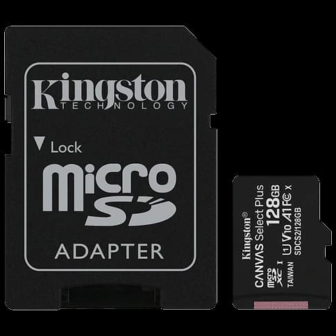 Kingston (SDCS2/128GB) 128Гб microSDXC U1 V10 A1 Карта пам’яті