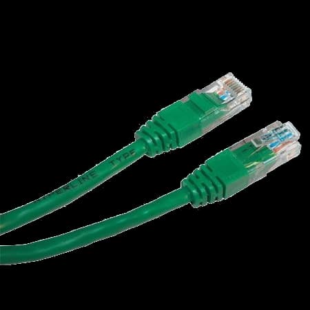 Патч-корд E-server UTP, 0.5 м, кат. 5e зелений