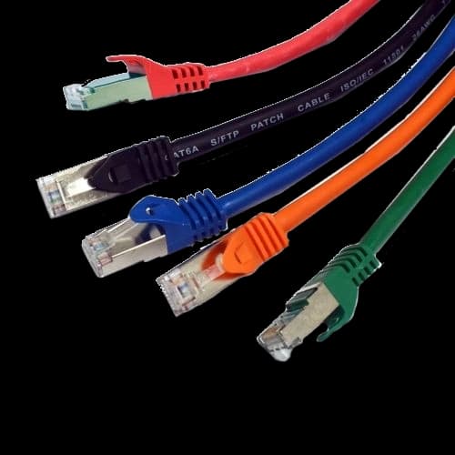 Патч-корд S/FTP L&W ELECTRONICAL 1 м, кат. 6А, помаранчевий, LW
