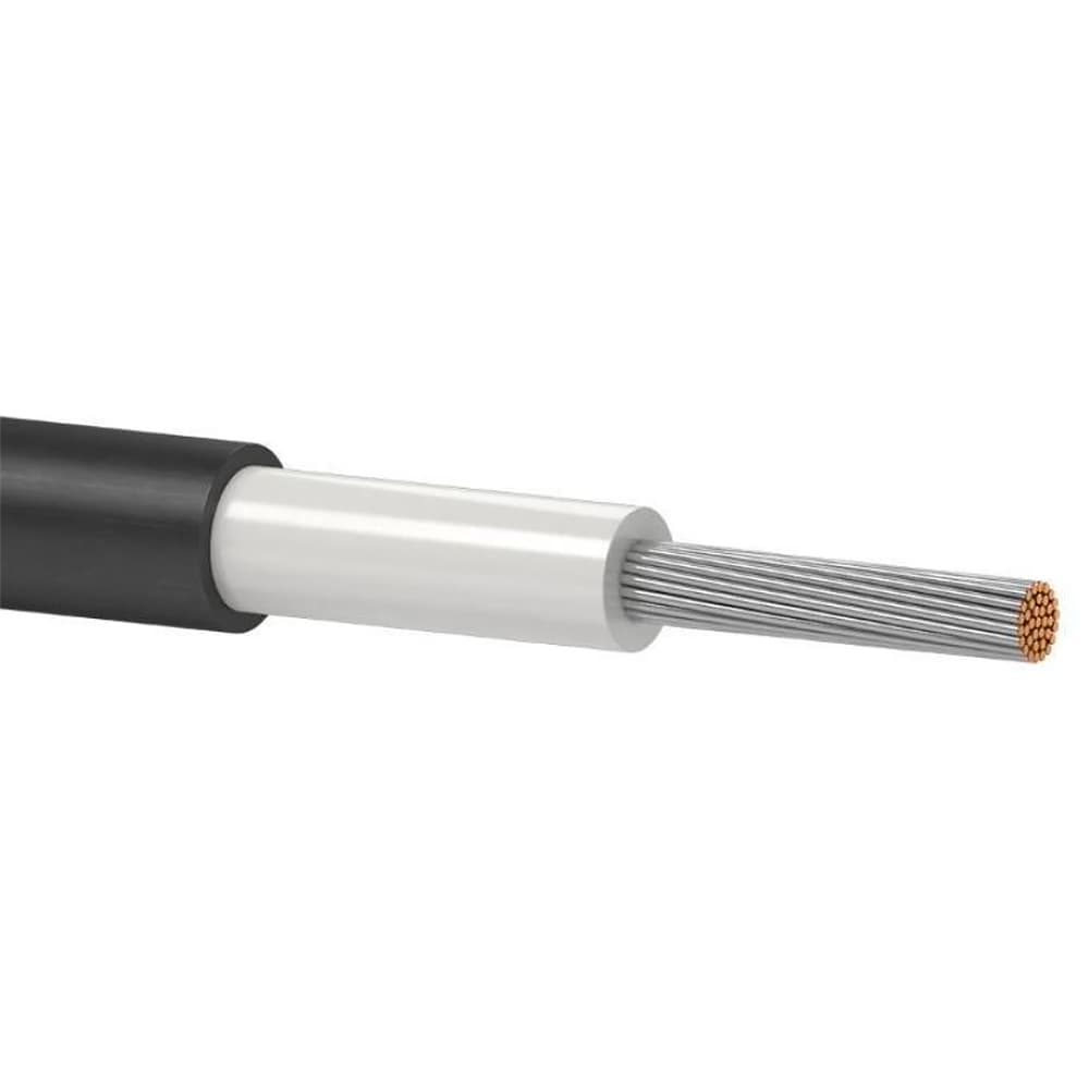 Кабель Одескабель H1Z2Z2-K 1*6 black 6 mm2, ціна за метр, чорний