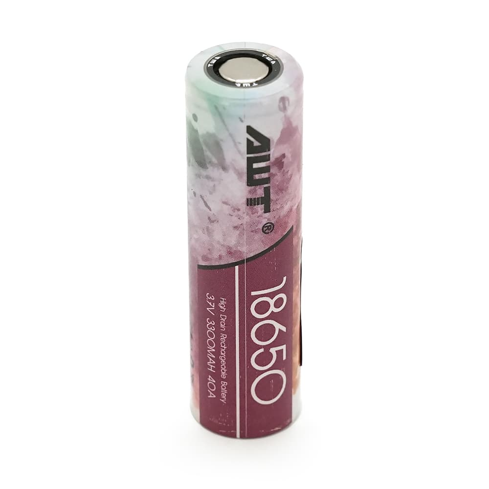 Акумулятор 18650 Li-Ion AWT високострумовий, 3300 мАг, 40А, BOX 2 шт в упаковці, ціна за одиницю