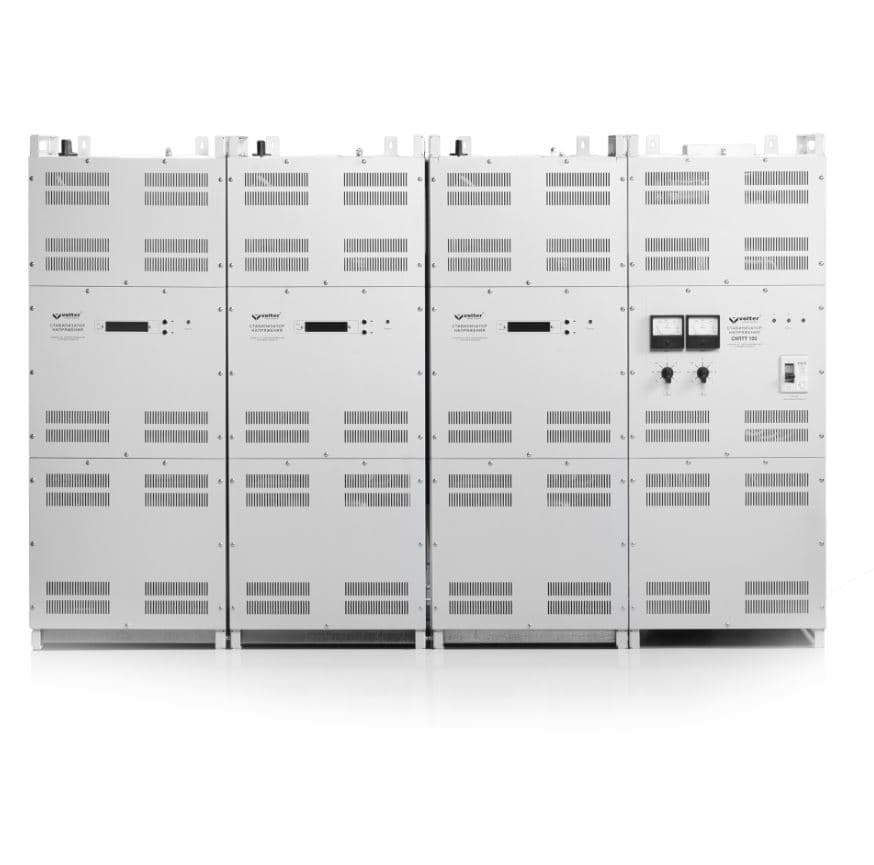 Стабілізатор напруги VOLTER трифазний теристорний СНПТТ-150пт (165000Вт), 250А, 165-235 В, 16 ступенів