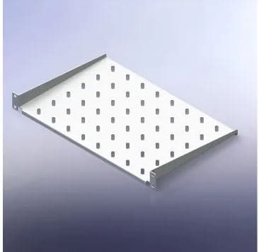 Полиця консольна 19", 2U, глибина 450мм, сіра