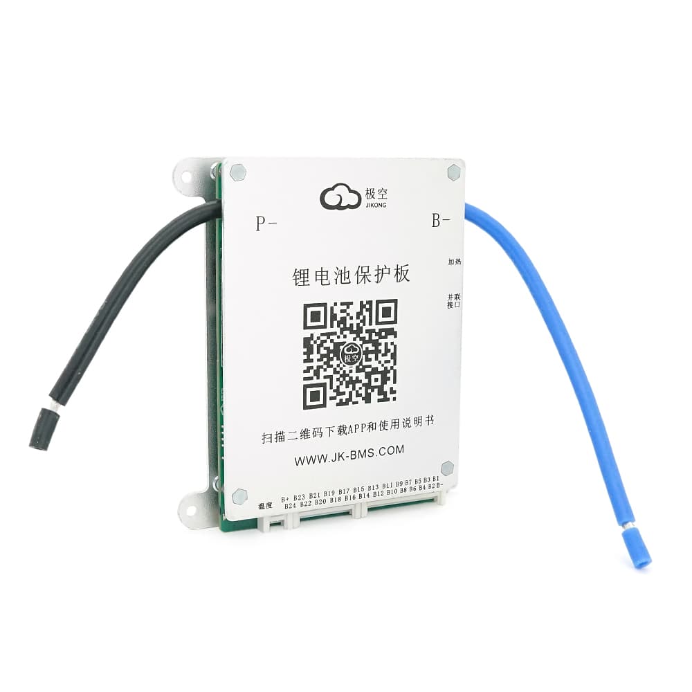 BMS плата JK-BD4A24S4P Li-Ion/LiFePo4/LTO 8S-24S, 40A, CAN/RS485, 2.8mΩ, Bluetooth, Ballance 0.4A + кнопка
