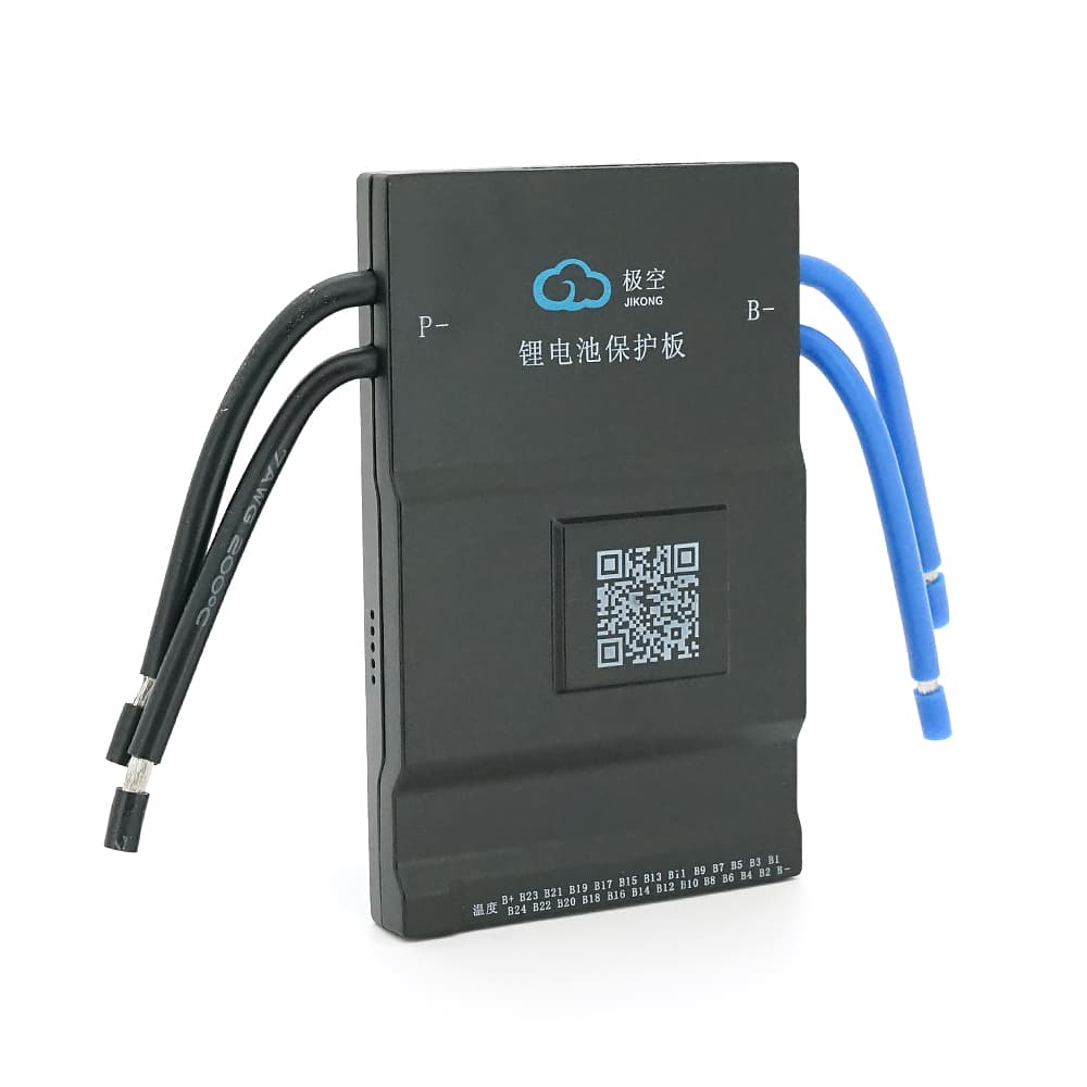 BMS плата JK-B2A24S15P Li-Ion/LiFePo4/LTO 7S-24S, 150A, CAN/RS485, 0.47mΩ, Bluetooth, Ballance 2A, підігрів + кнопка