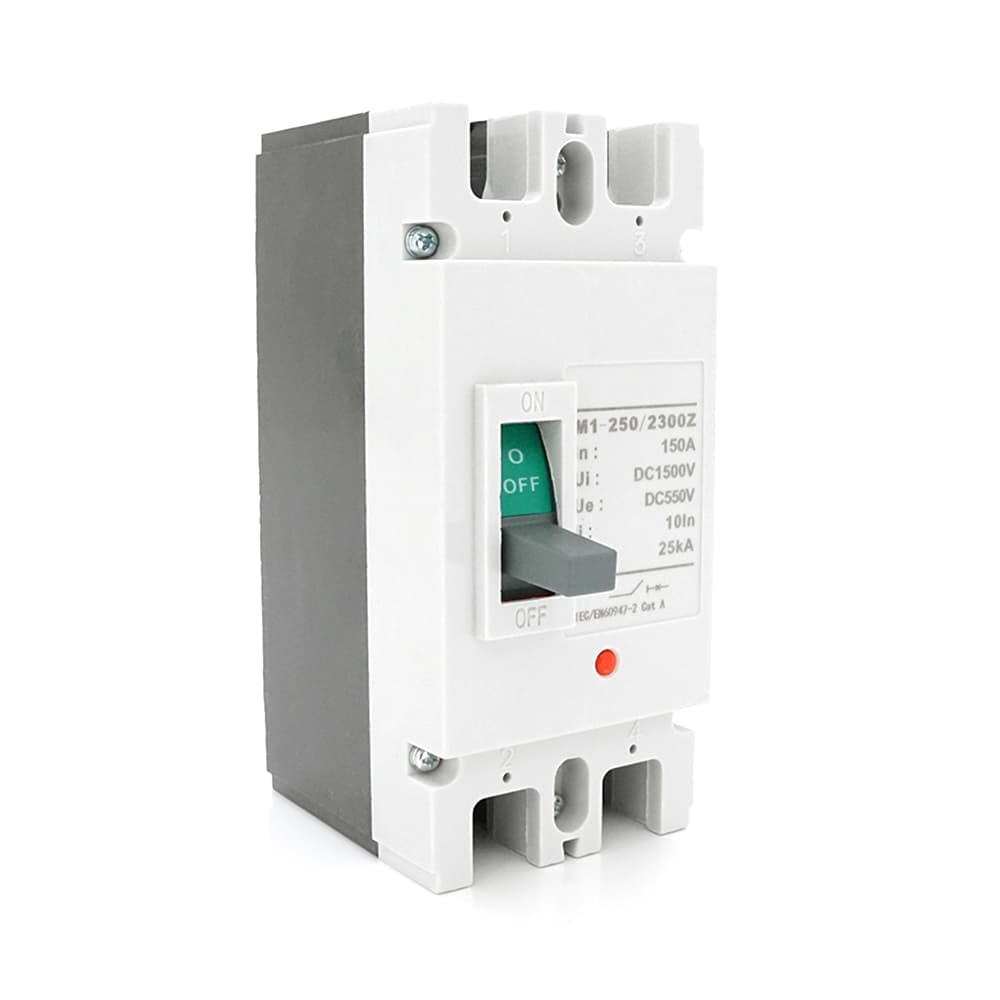 Двополюсний автомат постійного струму MCCB M1-250/2300Z, 150A, DC550-1500V, 25kA