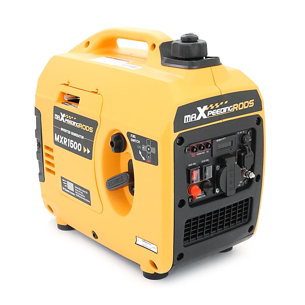 Генератор інверторний Бензиновий MXR1500 (1 kW), однофазний, 220V, 50Hz, об'єм бака 2,4л, ручний запуск