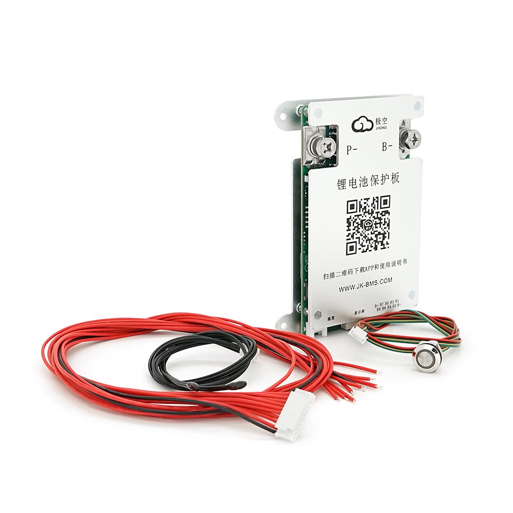 BMS плата JK-BD4A8S6P Li-Ion/LiFePo4/LTO 4S-8S, 60A, CAN/RS485, 2.8mΩ, Bluetooth, Ballance 0.4A + кнопка