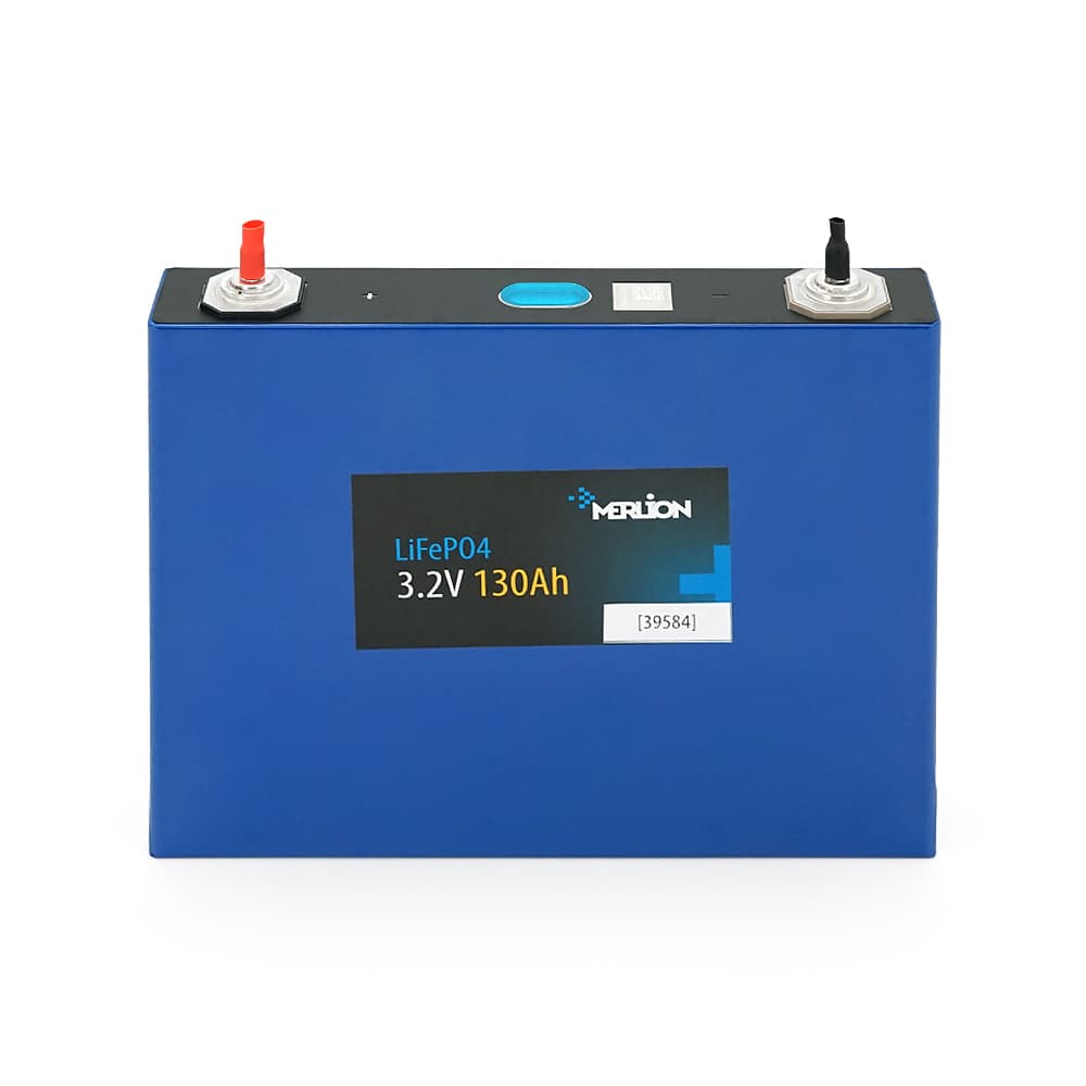 Осередок Merlion 3.2V 130AH для збирання LiFePo4 акумуляторів, (200х30х170(185)) мм, Q10