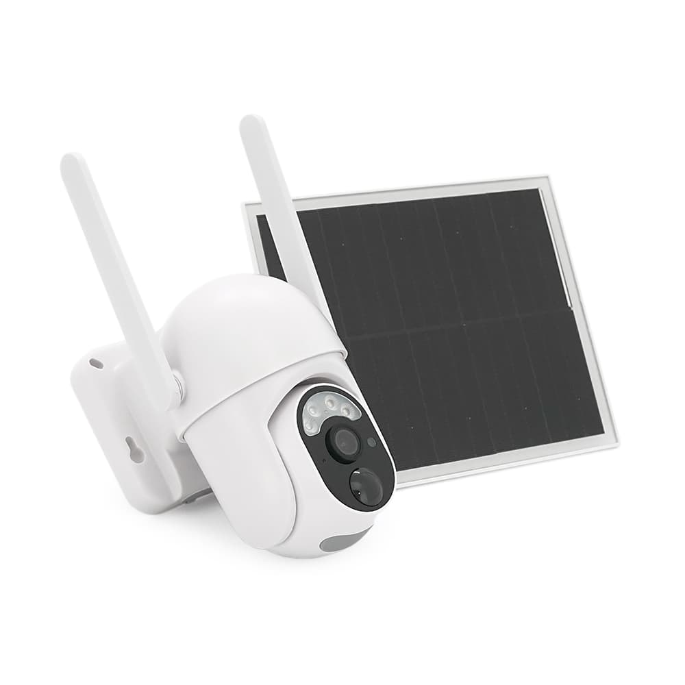 4 Мп 4G поворотна вулична PTZ відеокамера Voltronic , AI, Audio, Mic, PIR, Solar Panel 6W, SD, Battery 10400mA, UBox IPPTZ14425 2.8mm, 360°,IP67