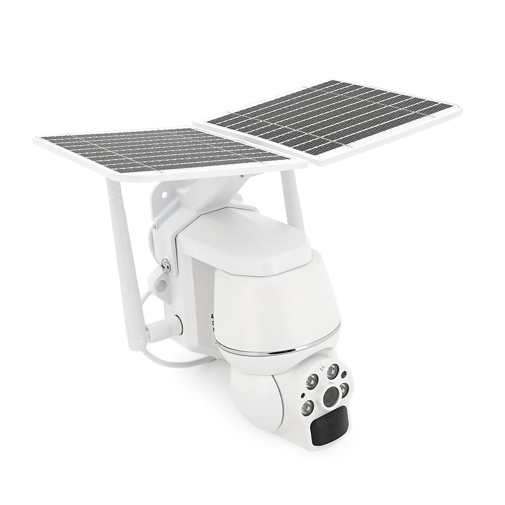 4 Мп 4G поворотна вулична PTZ відеокамера Voltronic, AI, Audio, Mic, PIR, Solar Panel 6.6W, SD, Battery Battery 9600mA, UBox IPPTZ26425 2.8mm, 360°,IP67