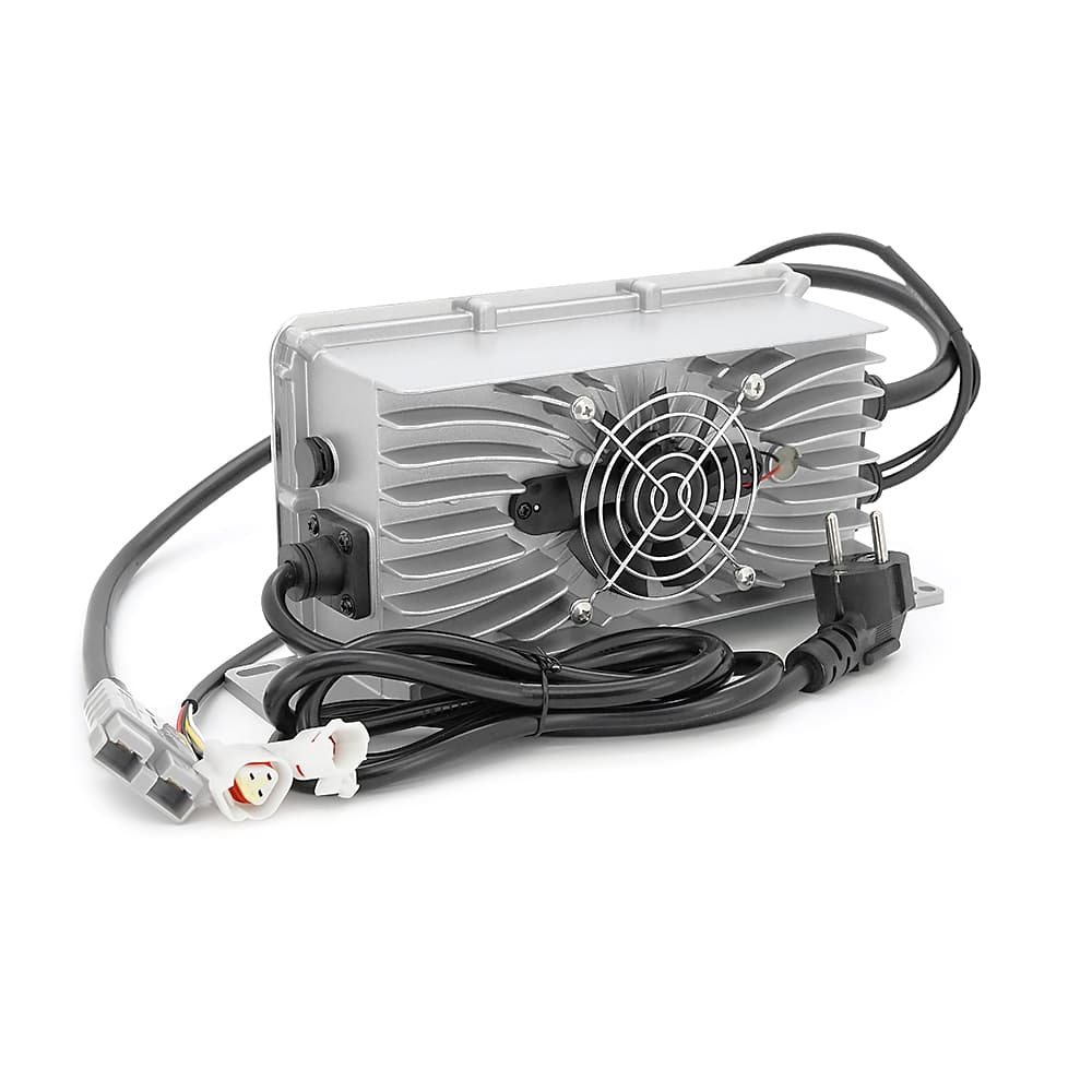 Зарядний пристрій для акумуляторів LiFePO4 72V(87.6V), 24S, 18A, 1200W, роз'єм Anderson, 281x128x80mm, 3 кг.