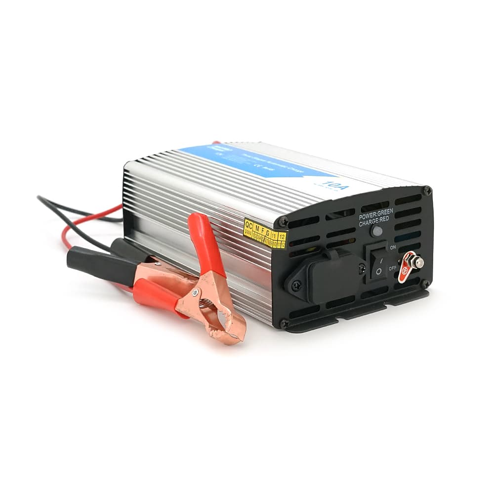 Універсальне ЗУ для акумулятора BPC 12V 10A , AC220V, DC14,5, Струм заряду 12V/10A, LCD, крокодили