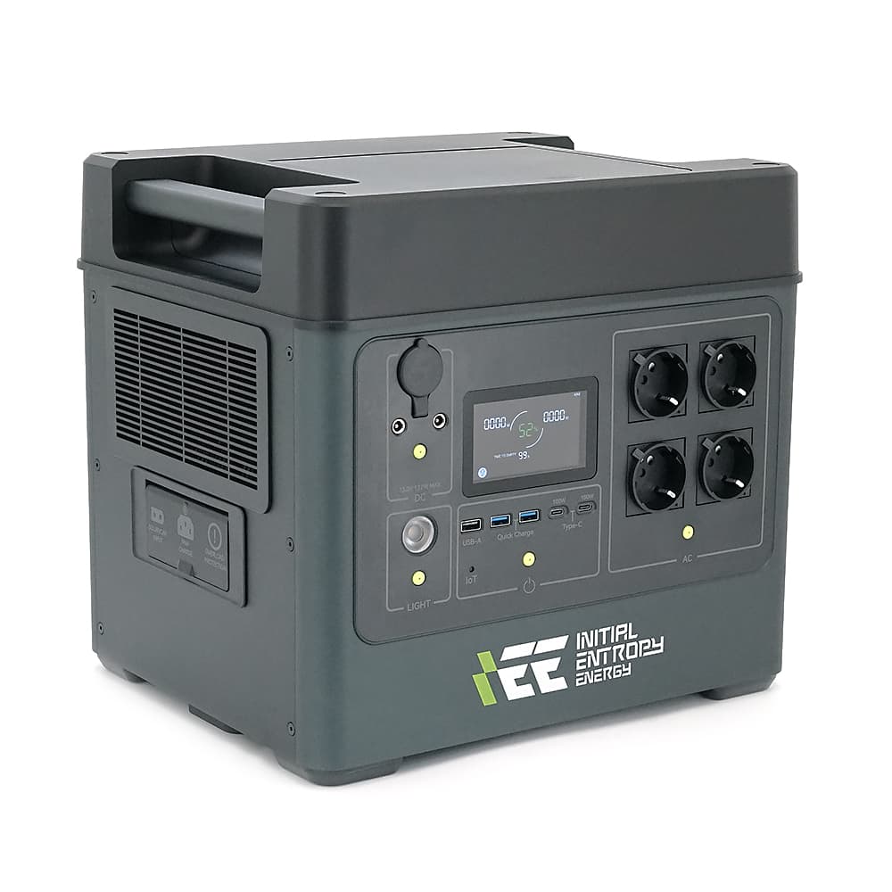 Портативна зарядна станція Singo3000, 3200W/2048Wh LiFePO₄, MPPT 1800W max, 2xDC5521-12V-10A, CarPort-12V-10A, 4xAC230V, 2xUSB-A-12W, 2xUSB 355*328*329 мм, 24 кг