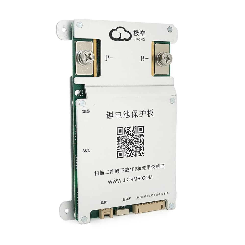 BMS плата JK-B1A8S10P Li-Ion/LiFePo4/LTO 4S-8S, 100A, CAN/RS485, 0.3mΩ, Bluetooth, Ballance 1A, підігрів + кнопка