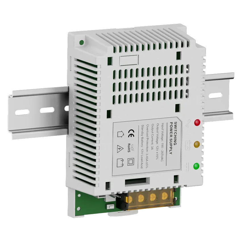 Kraft PSU-1208LED(BOARD) з кріпленням на DIN-рейку Плата ДБЖ