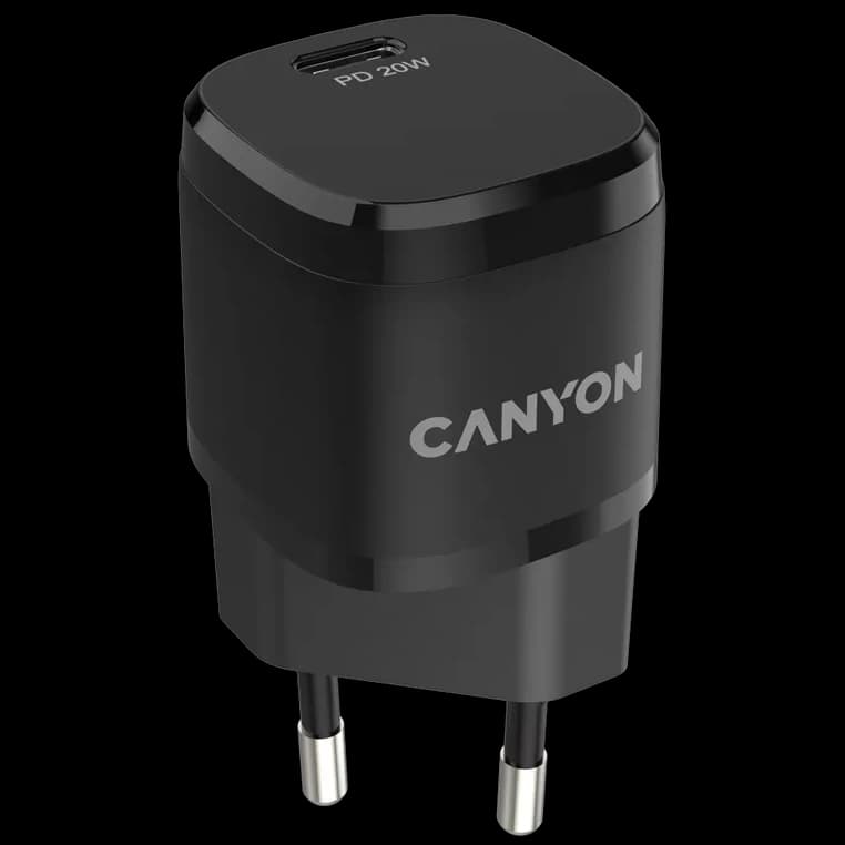 Canyon H-08 black (PD 20W) Мережевий зарядний пристрiй