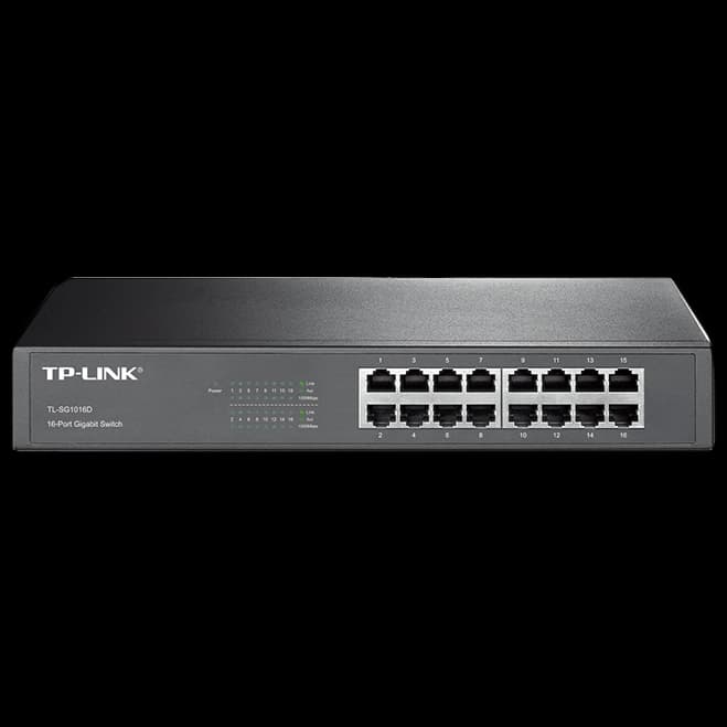 TP-LINK TL-SG1016D Комутатор 16 портів некерований