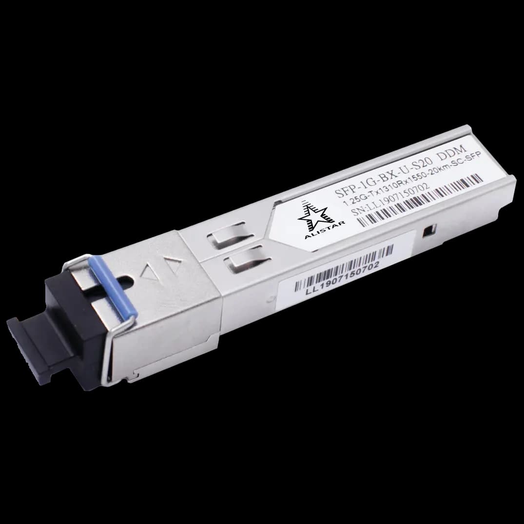 ALISTAR SFP-1G-BX-U-S20 SFP 1G 1SM WDM SC 20KM TX1310/RX1550nm DDM Модуль