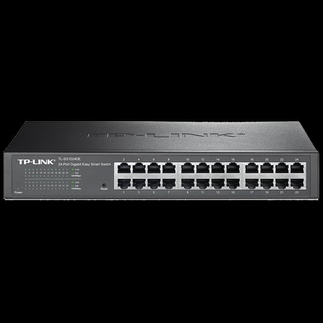 TP-LINK TL-SG1024DE Комутатор 24 порти керований